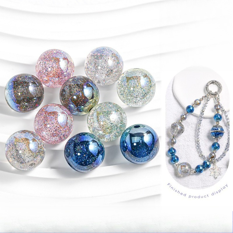 Phone Accessories Wholesale In China - 15pcs colorful bead DIY handmade loose