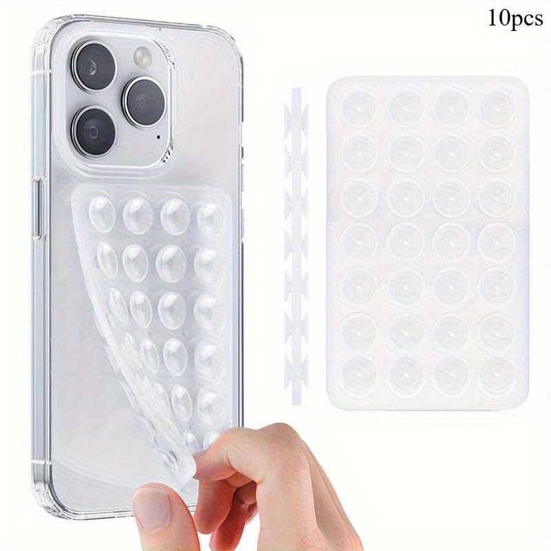 Phone Accessories Holder - 10Pcs Double-Sided Silicone Suction Phone Holder