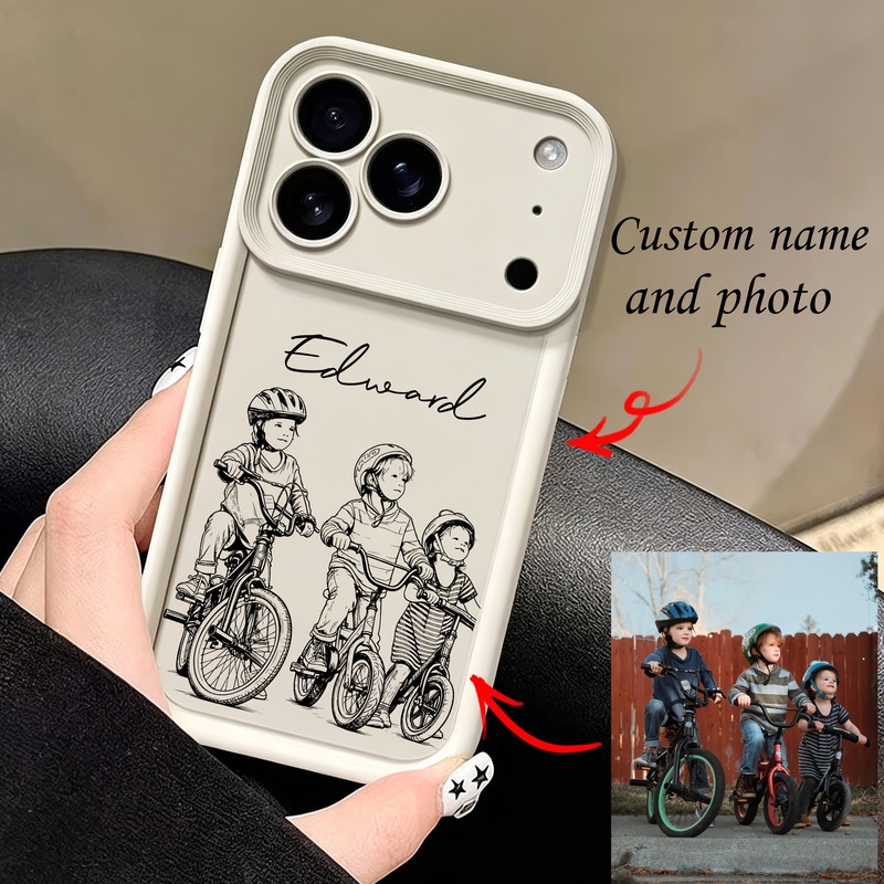 Phone Accessories Names - Personalized Custom DIY Name Cartoon Patterns