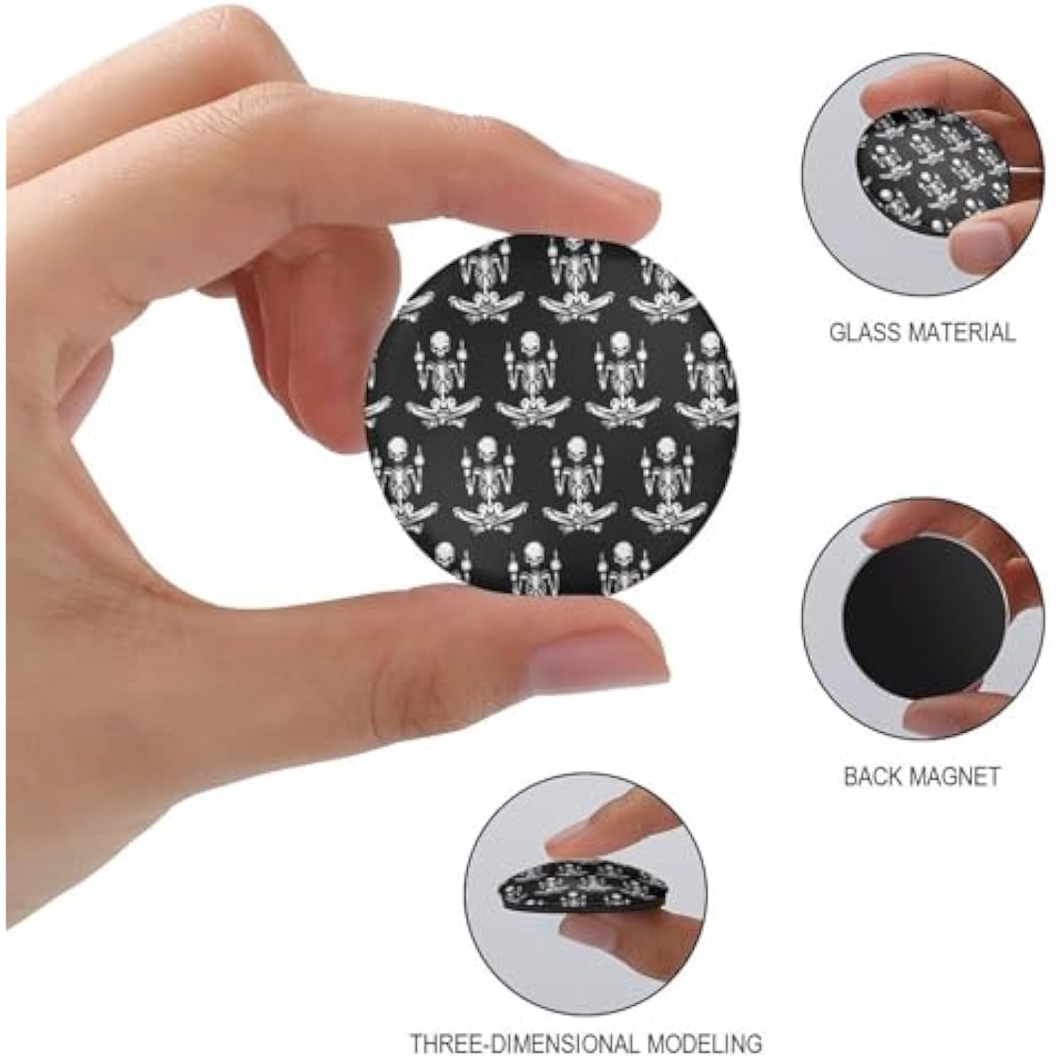 Meditation Skeleton Middle Fin - Pop Socket Grip review and price