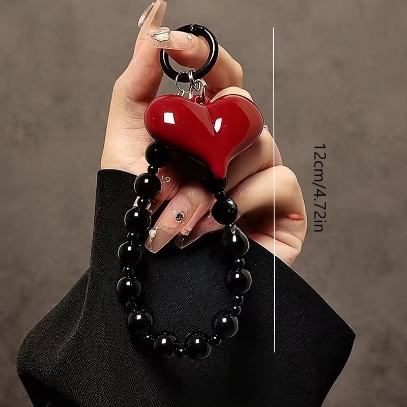 1 Piece Red Large Heart Black  - Phone Accessories Red review and price