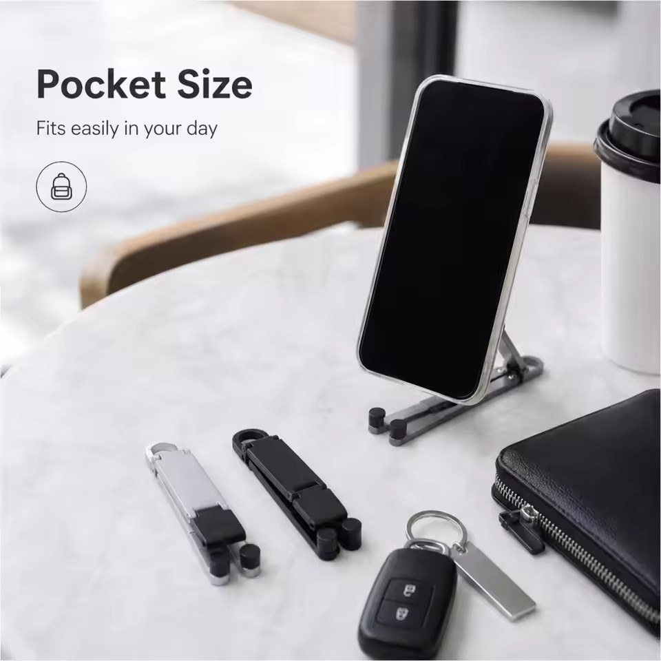 Foldable Keychain Phone Stand  - Phone Accessories Holder review and price