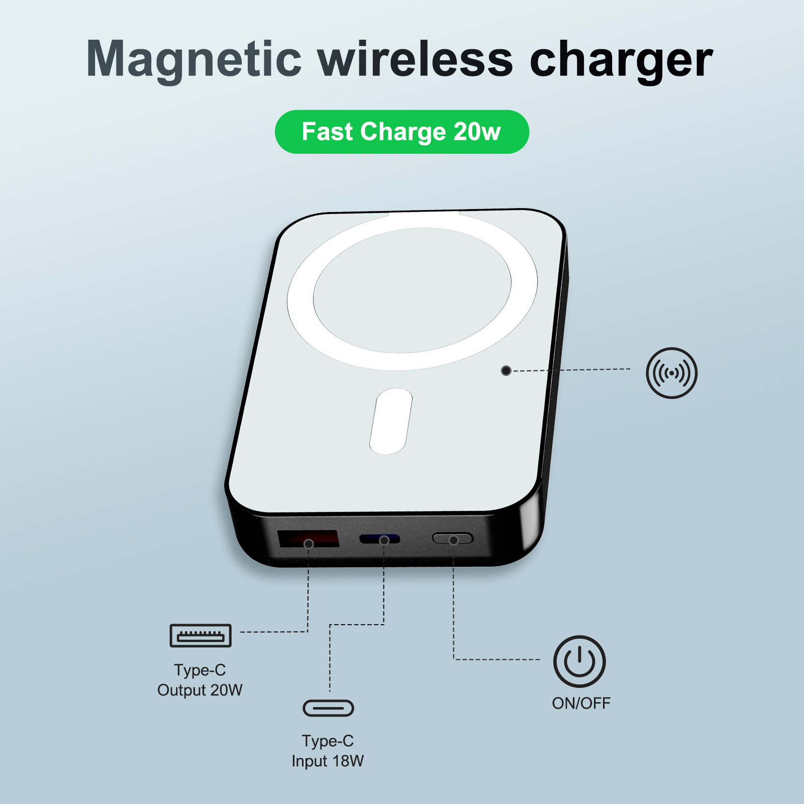 Magnetic Wireless Portable Cha - Phone Accessories Wholesale review and price