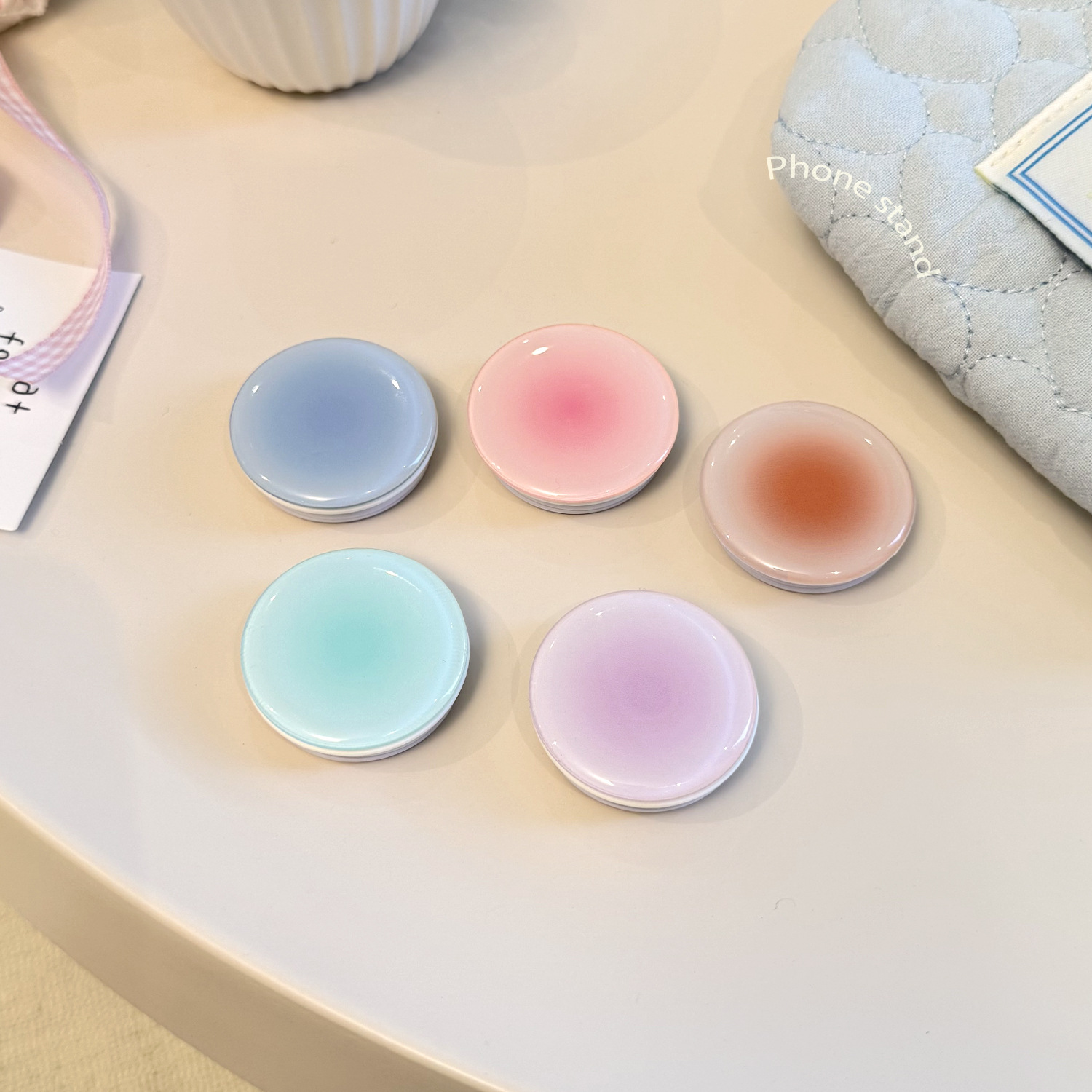 Ins Style Gradient Phone Grip  - Phone Accessories And Electronics review and price