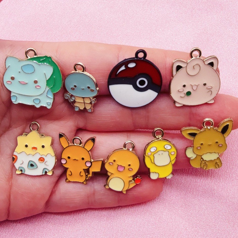 10pcs Cartoon Drip Oil Jewelry - Phone Accessories And Gadget review and price
