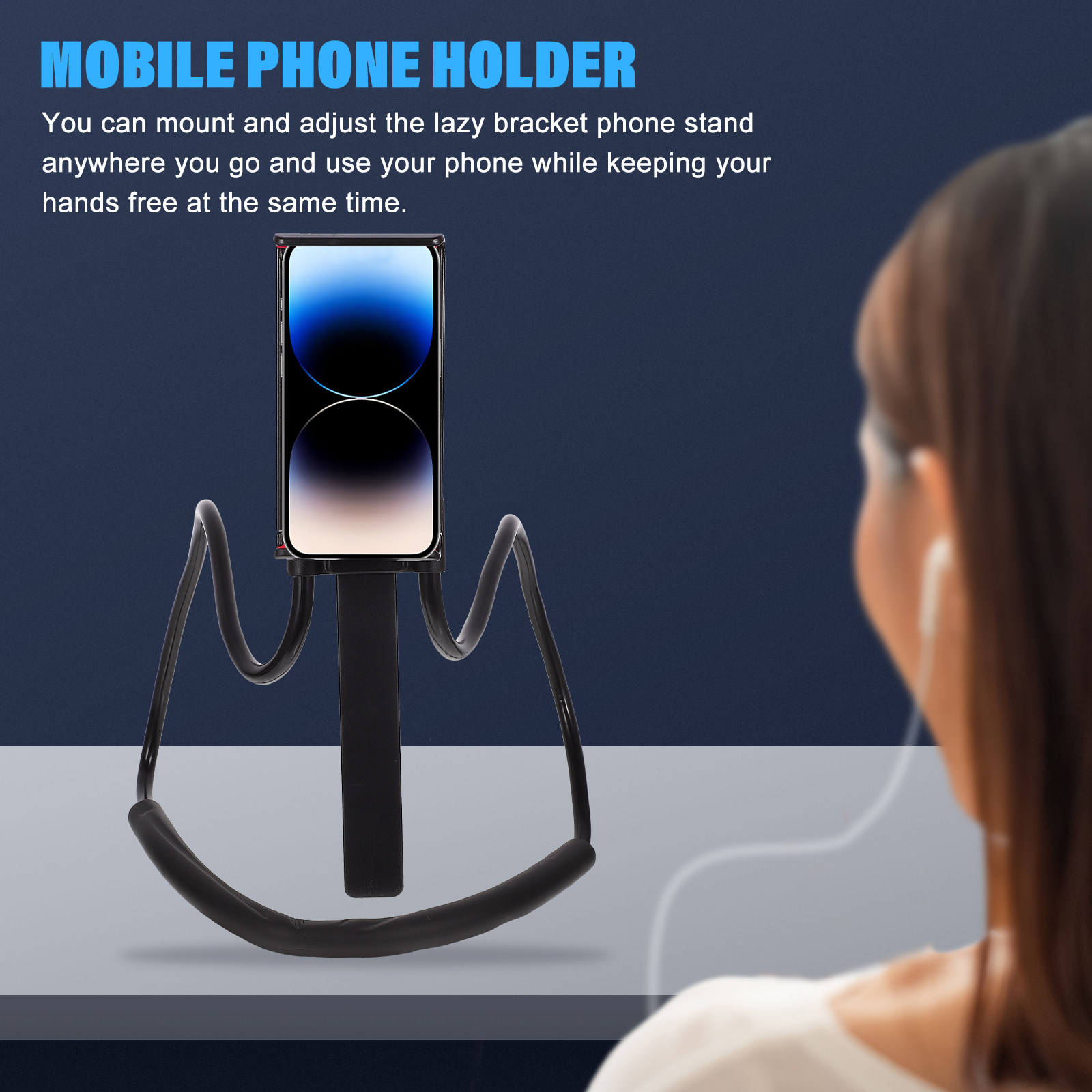 1 pcs Hanging Neck Phone Brack - Neck Hanging Phone Holder review and price