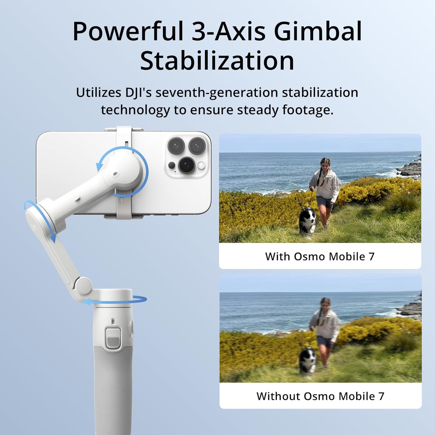 DJI Osmo Mobile 7 Gimbal Stabi - Selfie Stick Tripod review and price