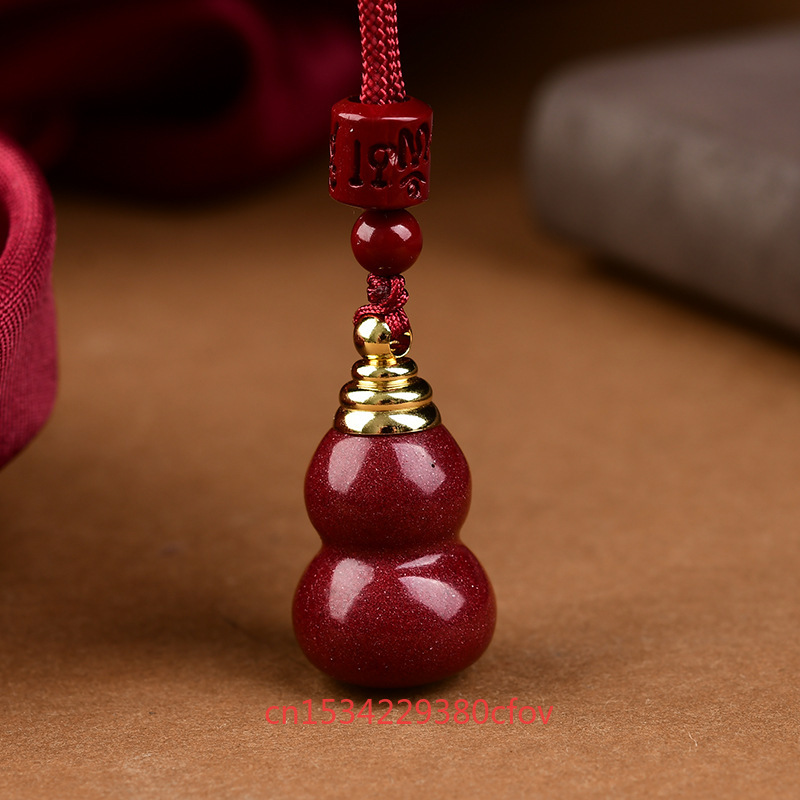 Luxury Red Cinnabar The Gourd  - Phone Accessories Red review and price