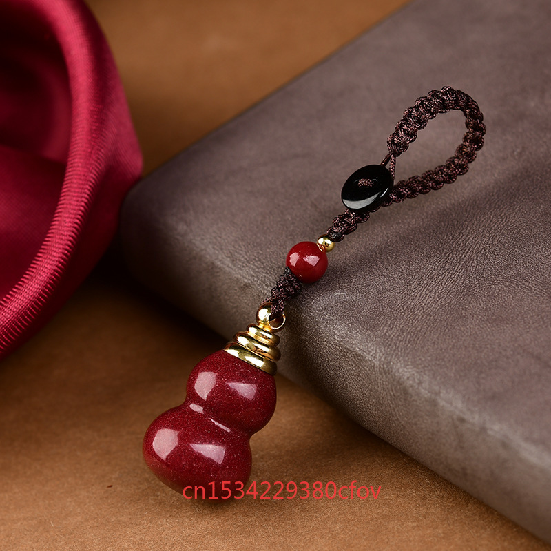 Luxury Red Cinnabar The Gourd  - Phone Accessories Red review and price