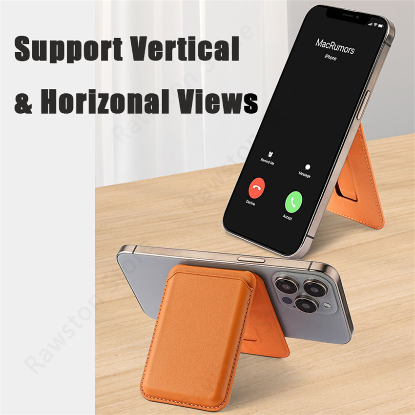 Kickstand Magnetic Leather Wal - Phone Accessories And Gadget review and price