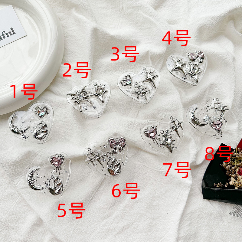 Clear Heart Phone Grip Holder  - Phone Accessories And Gadget review and price