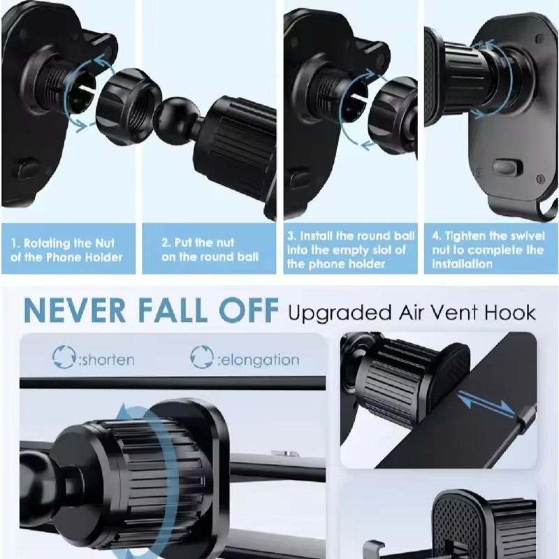 Universal Car Hook Base Phone  - Phone Accessories Holder review and price