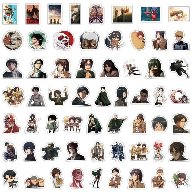 60Pcs Attack on Titan Anime St - Phone Accessories Diy review and price