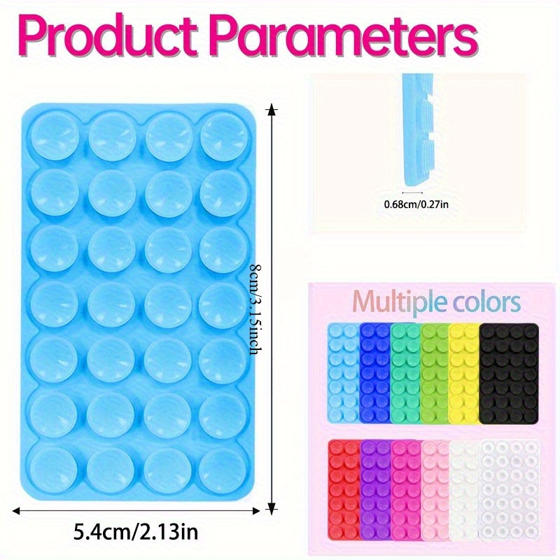 10Pcs Double-Sided Silicone Su - Phone Accessories Holder review and price