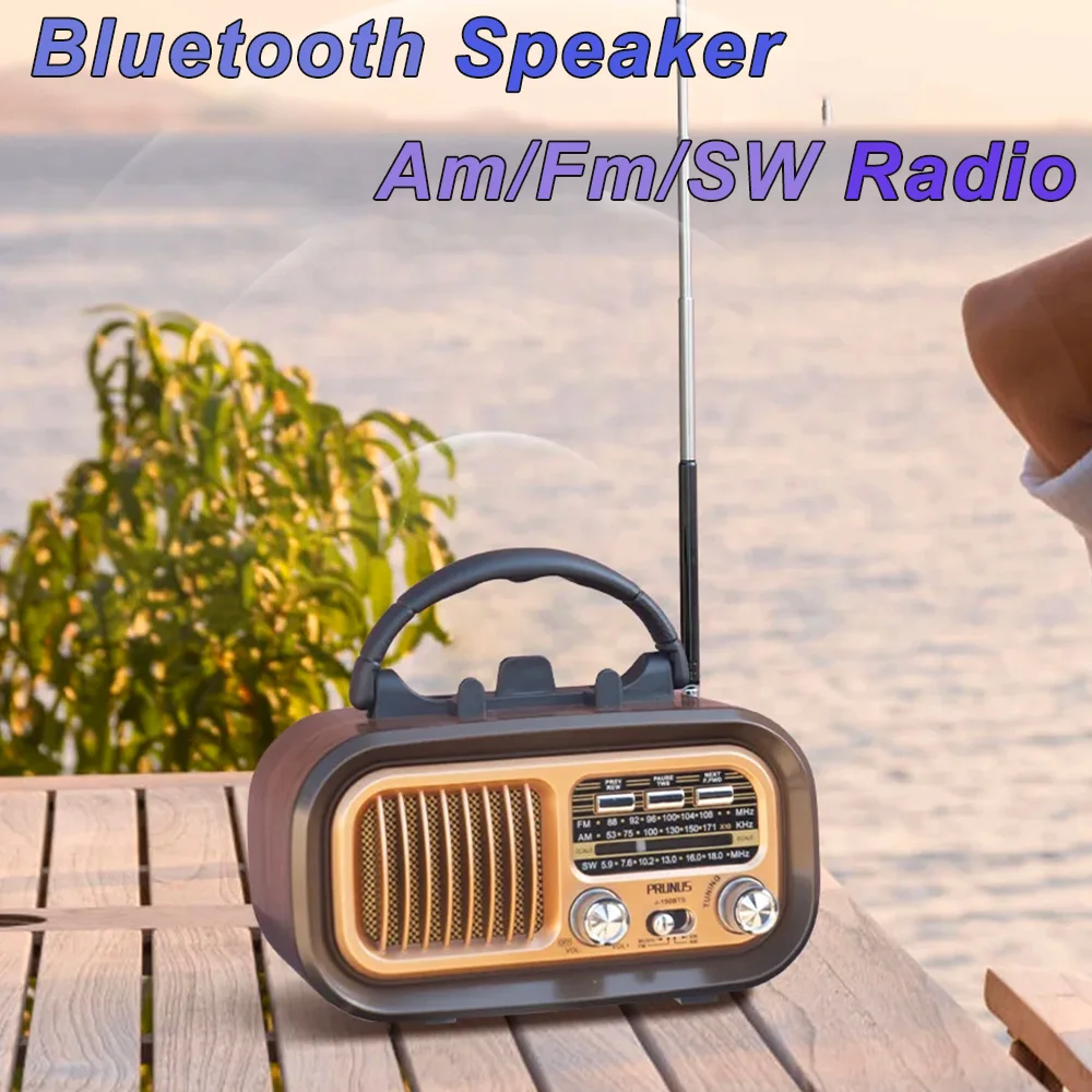 Mini Wooden Radio With Solar P - Retro Handset Phone review and price