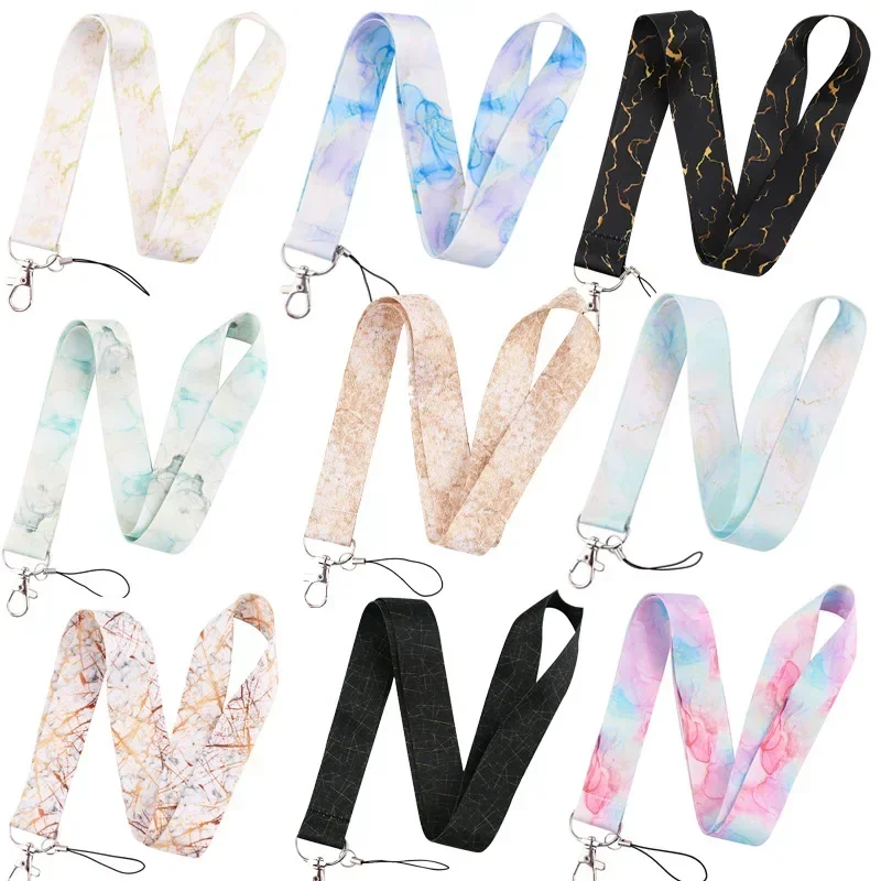 Marble Printing Neck Strap Key - Neck Hanging Phone Holder review and price