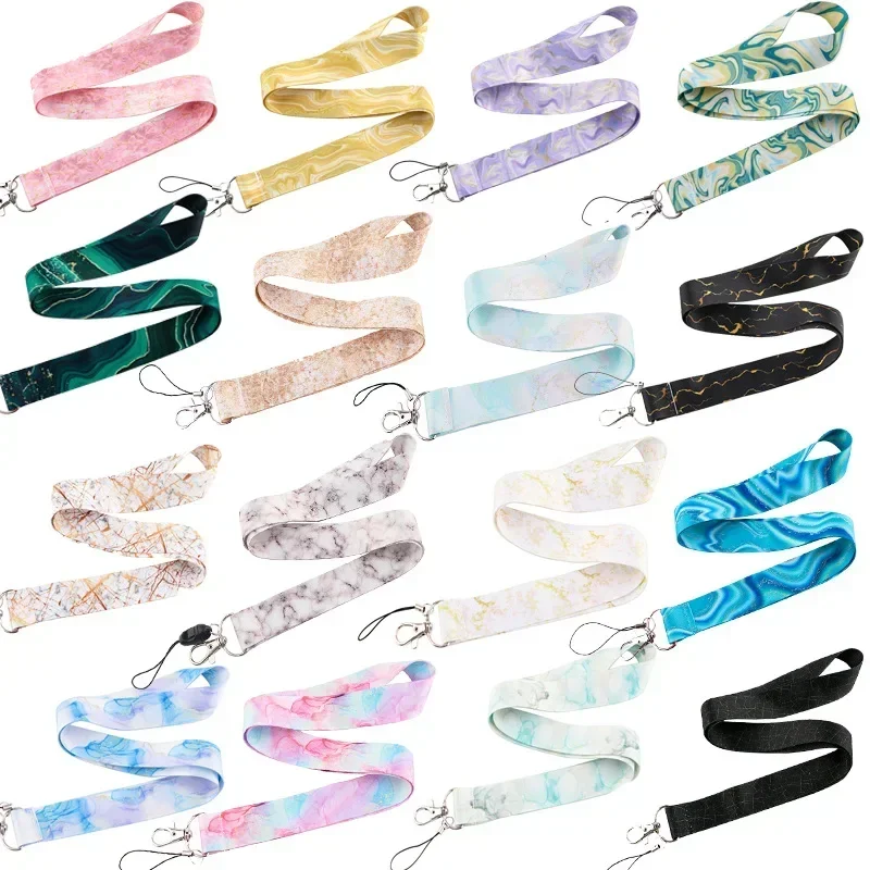 Marble Printing Neck Strap Key - Neck Hanging Phone Holder review and price
