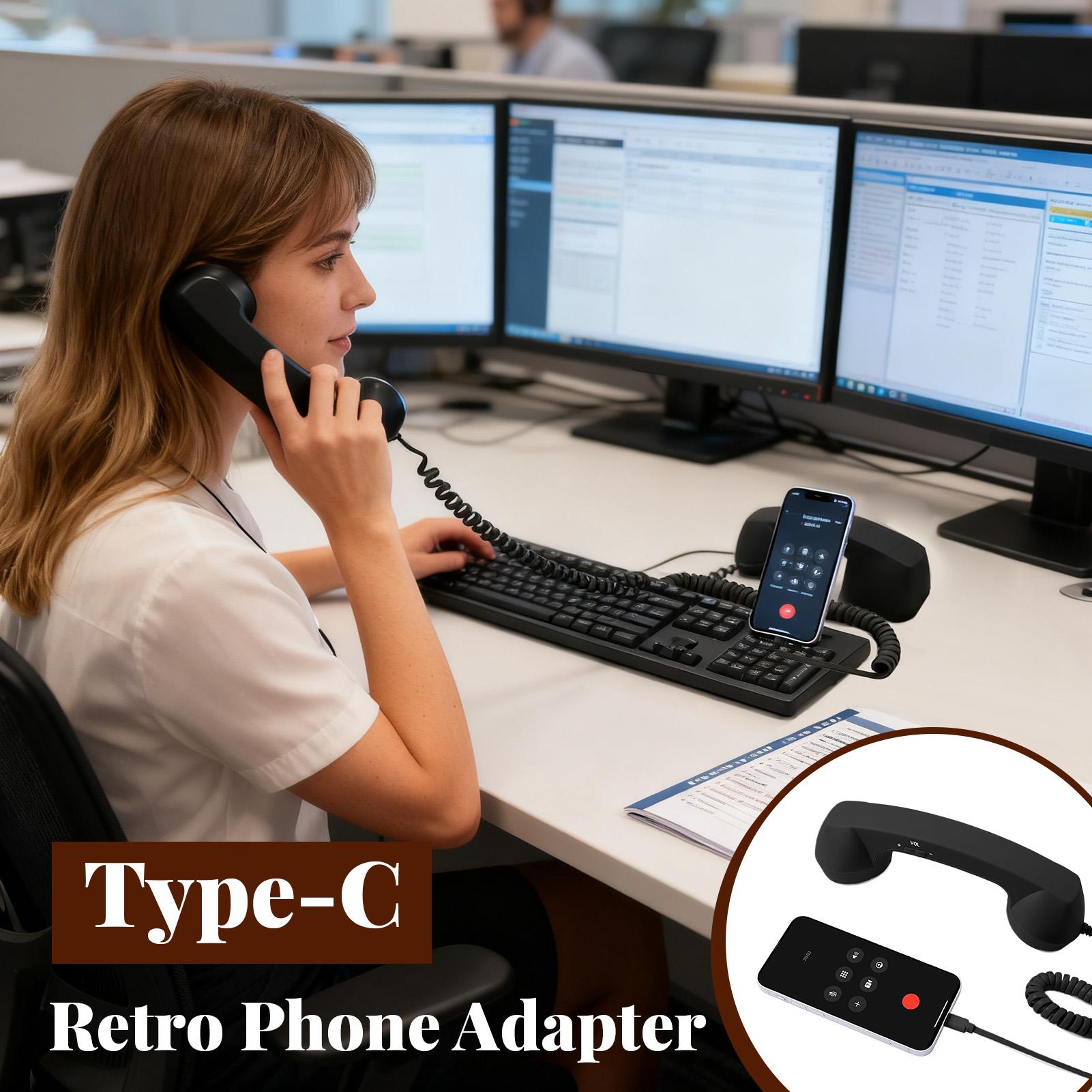 Type-C Retro Phone Adapter Lan - Retro Handset Phone review and price