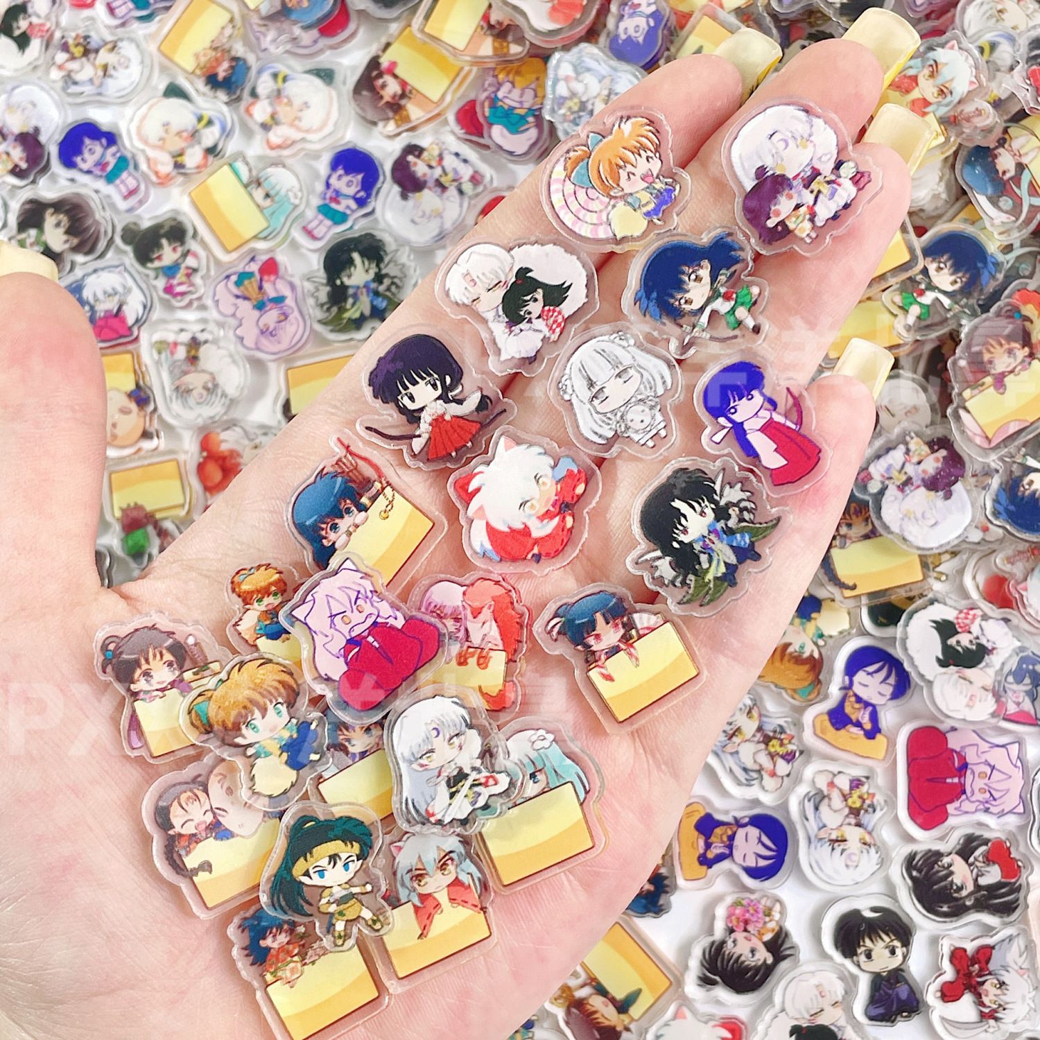 50/100Pcs 1/2cm Mini Inuyasha  - Phone Accessories Diy review and price