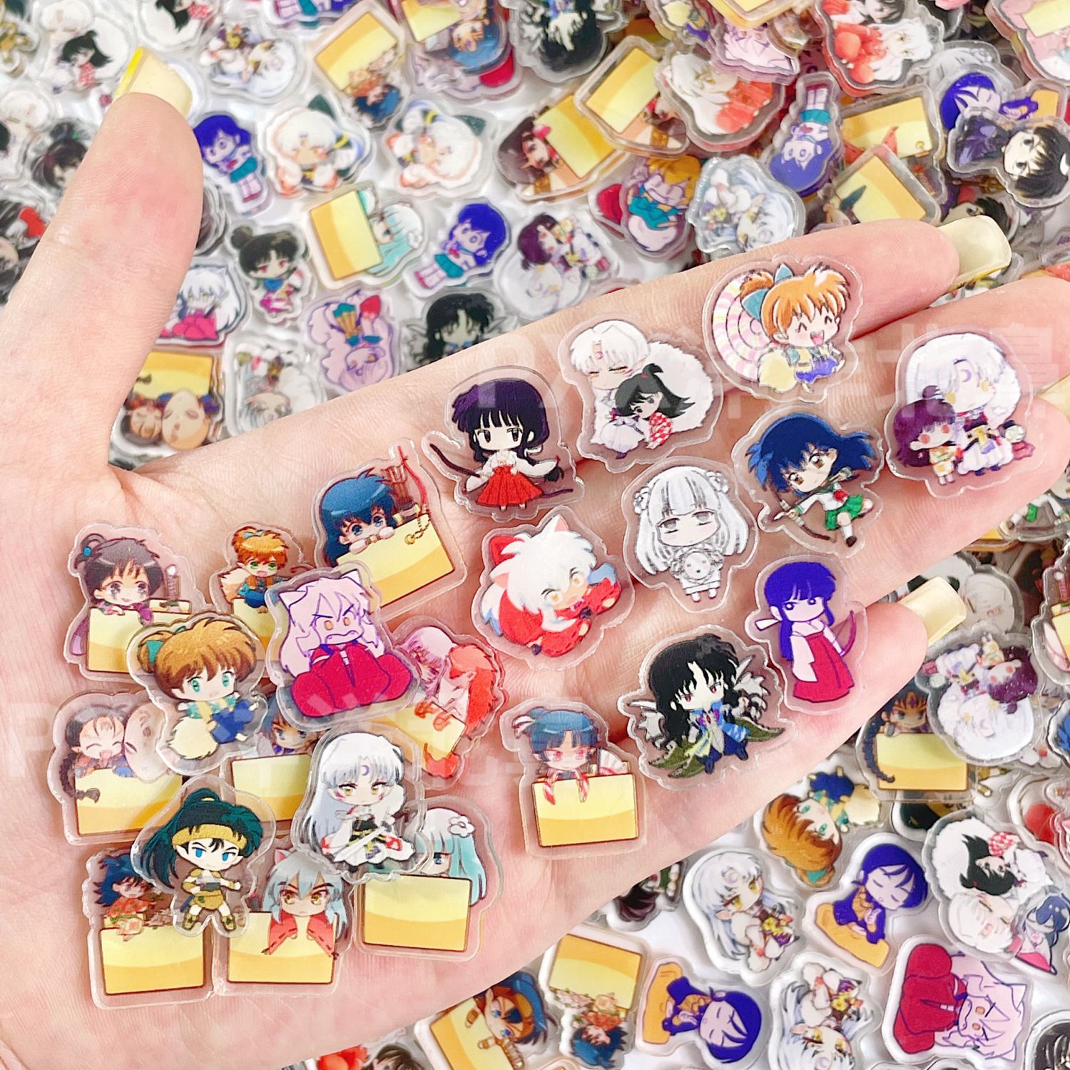 50/100Pcs 1/2cm Mini Inuyasha  - Phone Accessories Diy review and price