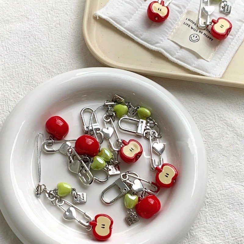 Fashion Fruit Phone Chain Keyc - Phone Accessories Red review and price