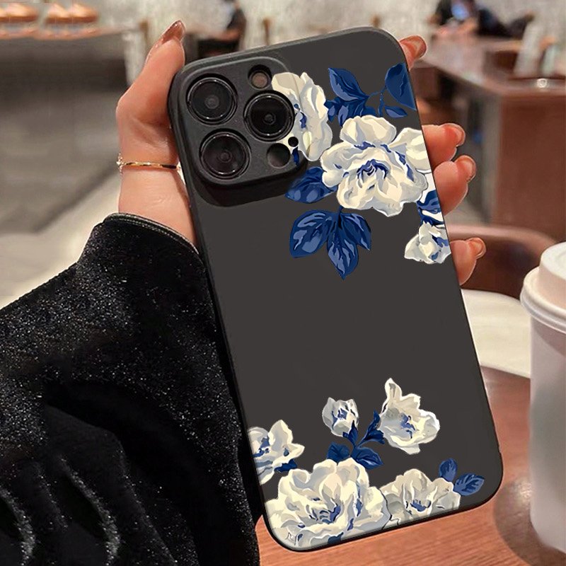 Blue and White Flower Phone Ca - Samsung Galaxy A55 review and price