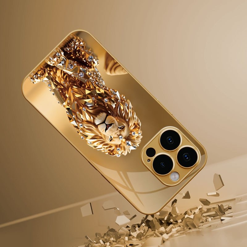 Crystal Gold Lion Pattern Gold - Phone Accessories Wholesale review and price