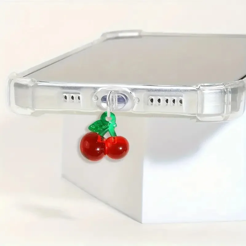 1pcs Red Cherry Phone Dust Plu - Phone Accessories Red review and price