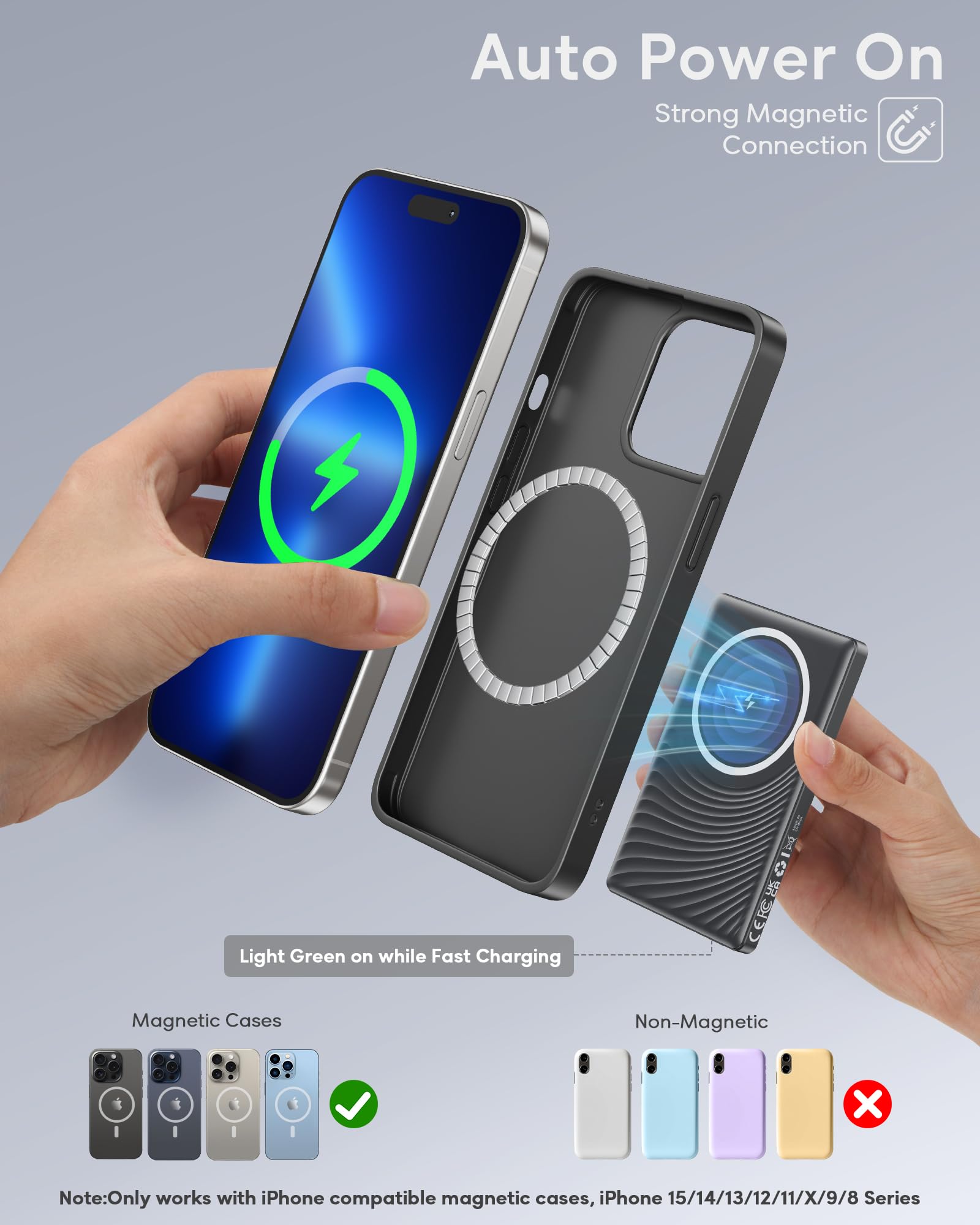 5000mAh Magnetic Power Bank, W - Phone Accessories Wholesale review and price